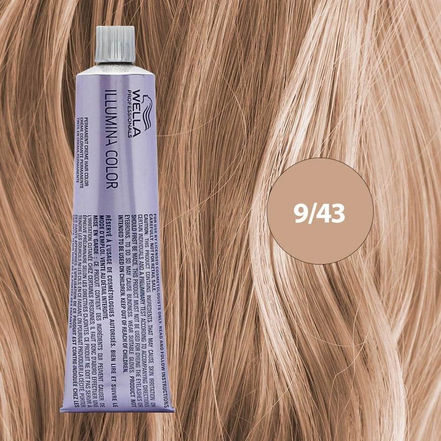 Illumina Color Hajfesték - 9/43 60ml Very Light Red Gold Blonde főképe
